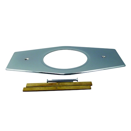 Westbrass Remodel Cover Plate for Moen and Delta Bathtub and Shower Valves, Polished Chrome D502-26